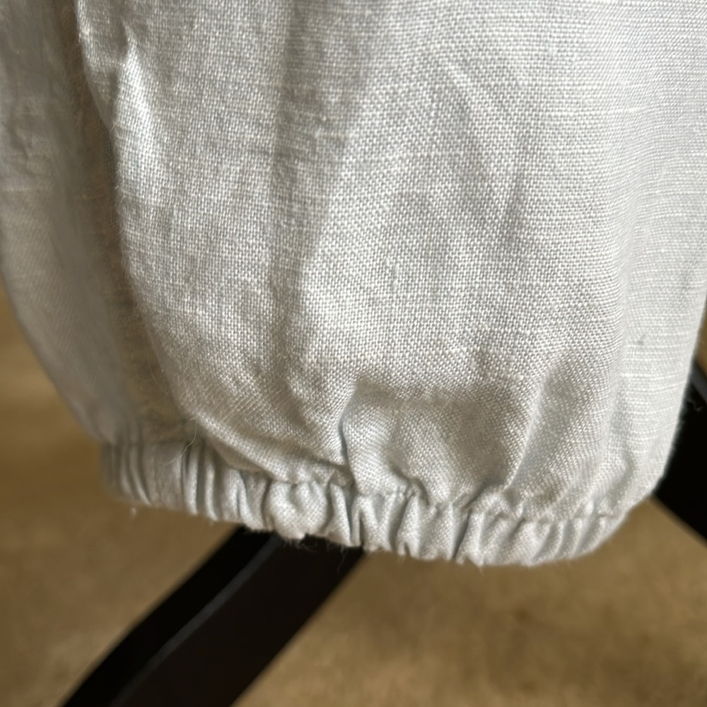 Saks 5th Ave - Linen Pants in Pale Blue - Small - Picture 4 of 7